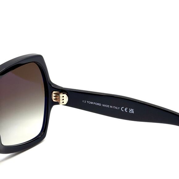 New, TOM FORD Jerry Sunglasses TF1222 01B Authentic